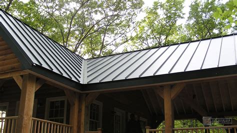 standing seam metal roof charcoal